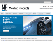 Tablet Screenshot of molding-products.com